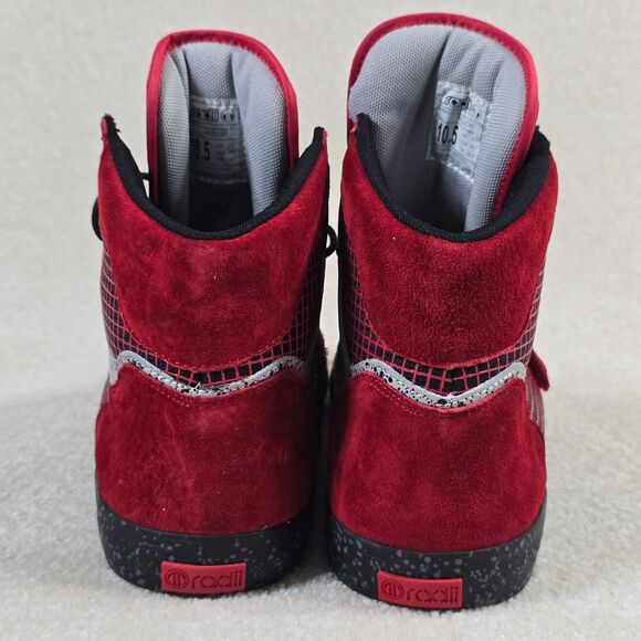 Radii Standard Issue SE Men\'s High Top Red Black Men’s Size 10.5 VTG Y2k